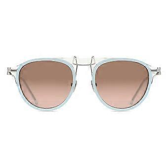 Calvin Klein CKNYC1884S 451 Vollrand-Pilotensonnenbrille für Damen, Himmelblau/Kristallblau, UV-Schutz, Original