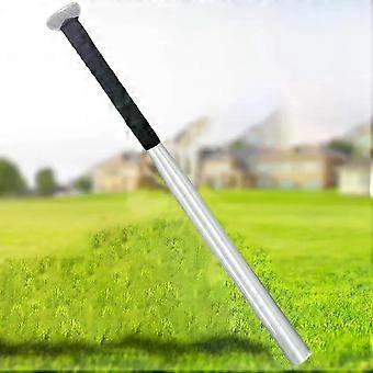 1 Stück silberner Baseballschläger 53 cm/64 cm aus Aluminiumlegierung, dünner, leichter Trainingsschläger für Zuhause