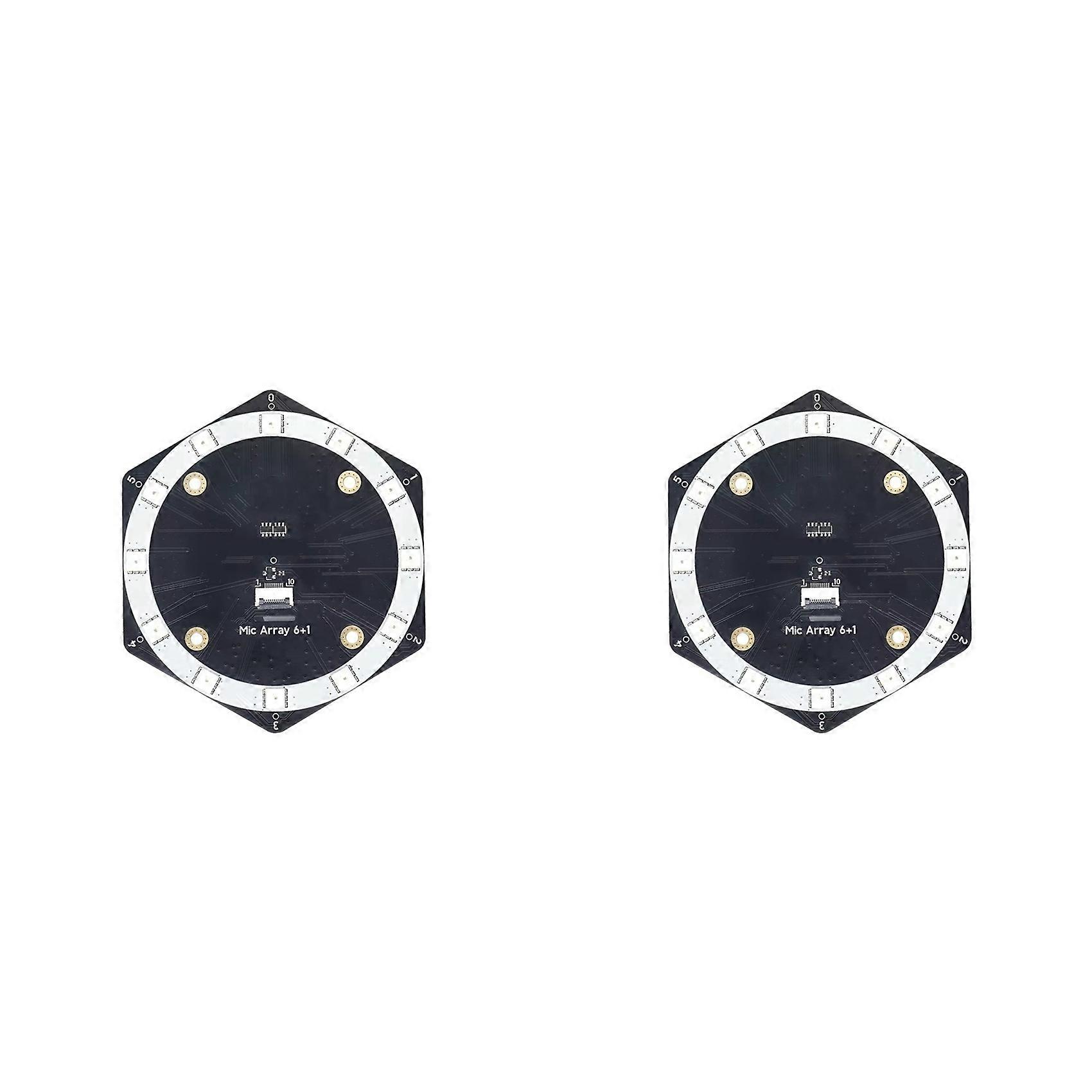 2X 6+1 Mic Array Sound Source Localization Beamforming USB Driver-Free Sound Card Microphone Array