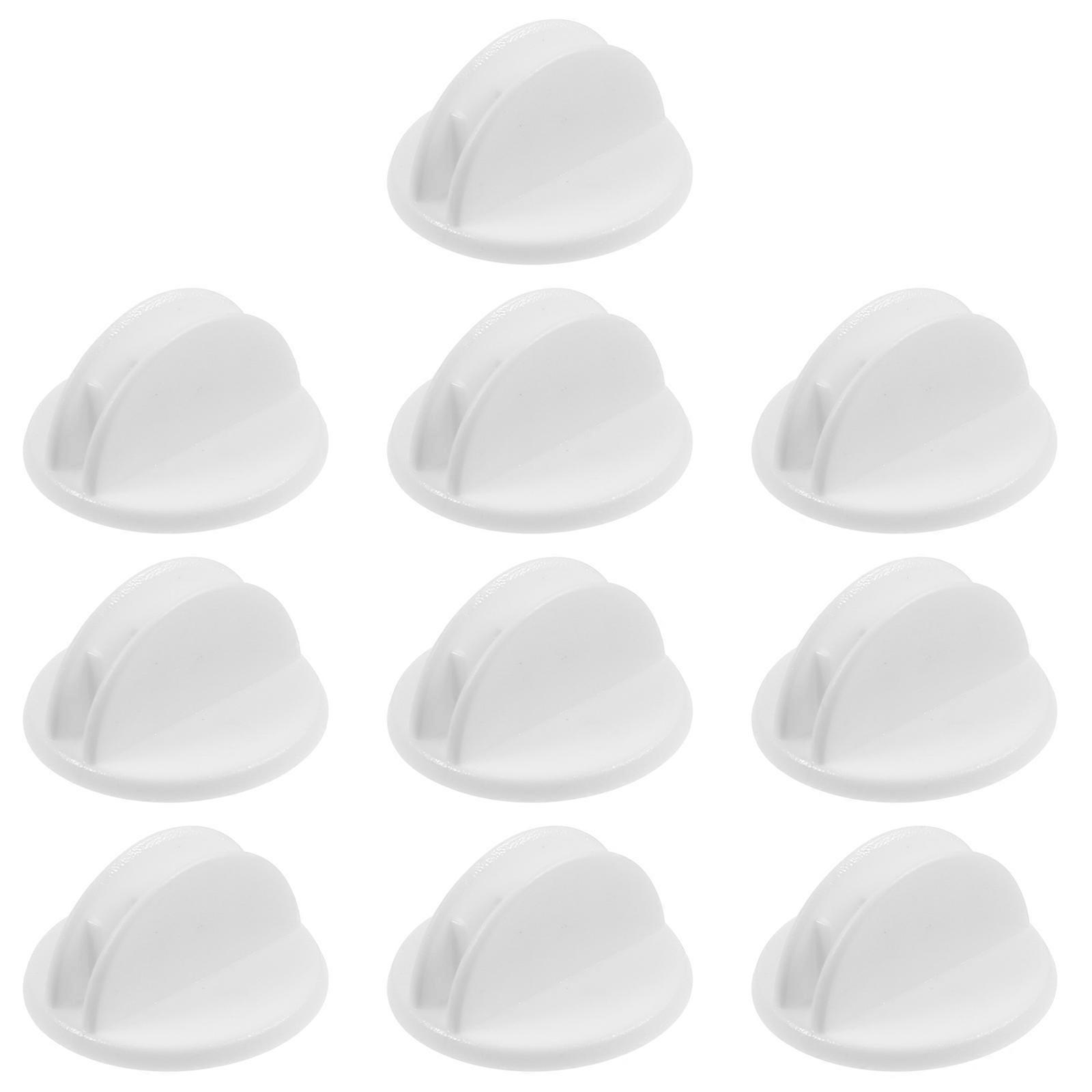Mini Label Display Clips Plastic for Goods 100Pcs White Tag Clips