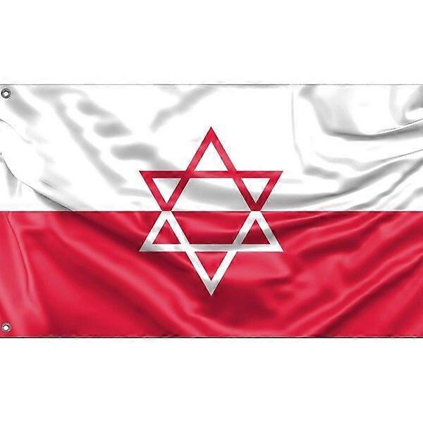 Polnische Juden Flagge A2695