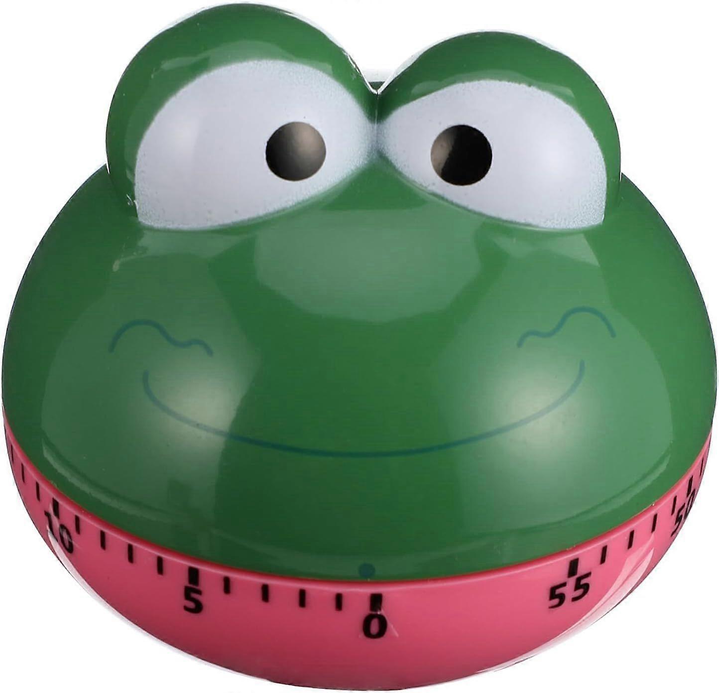 Mechanical Kitchen Timer Cartoon Frog Countdown Reminder Cooking