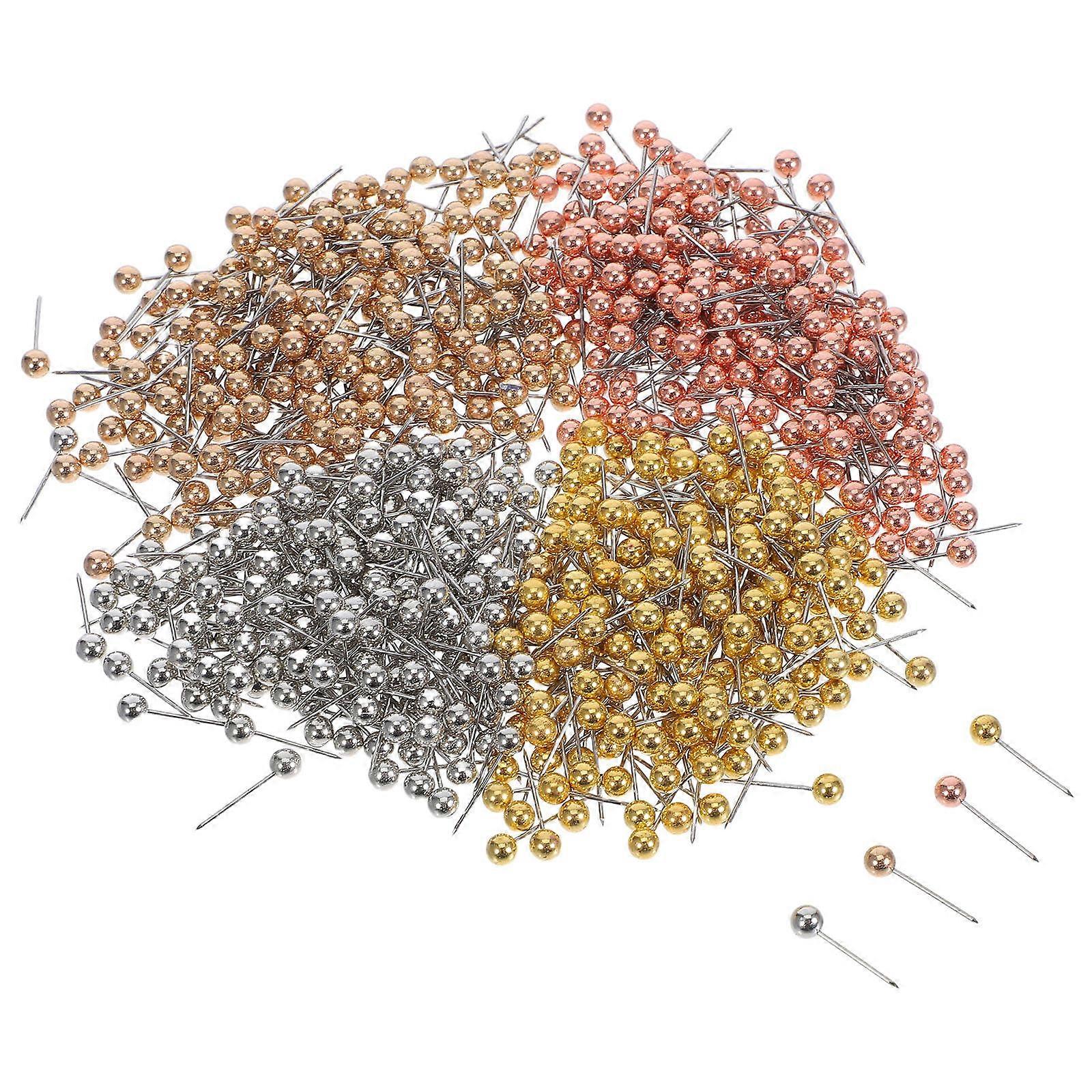 Plastic Round Push Pins for Holding Use 800Pcs Bulk Pack