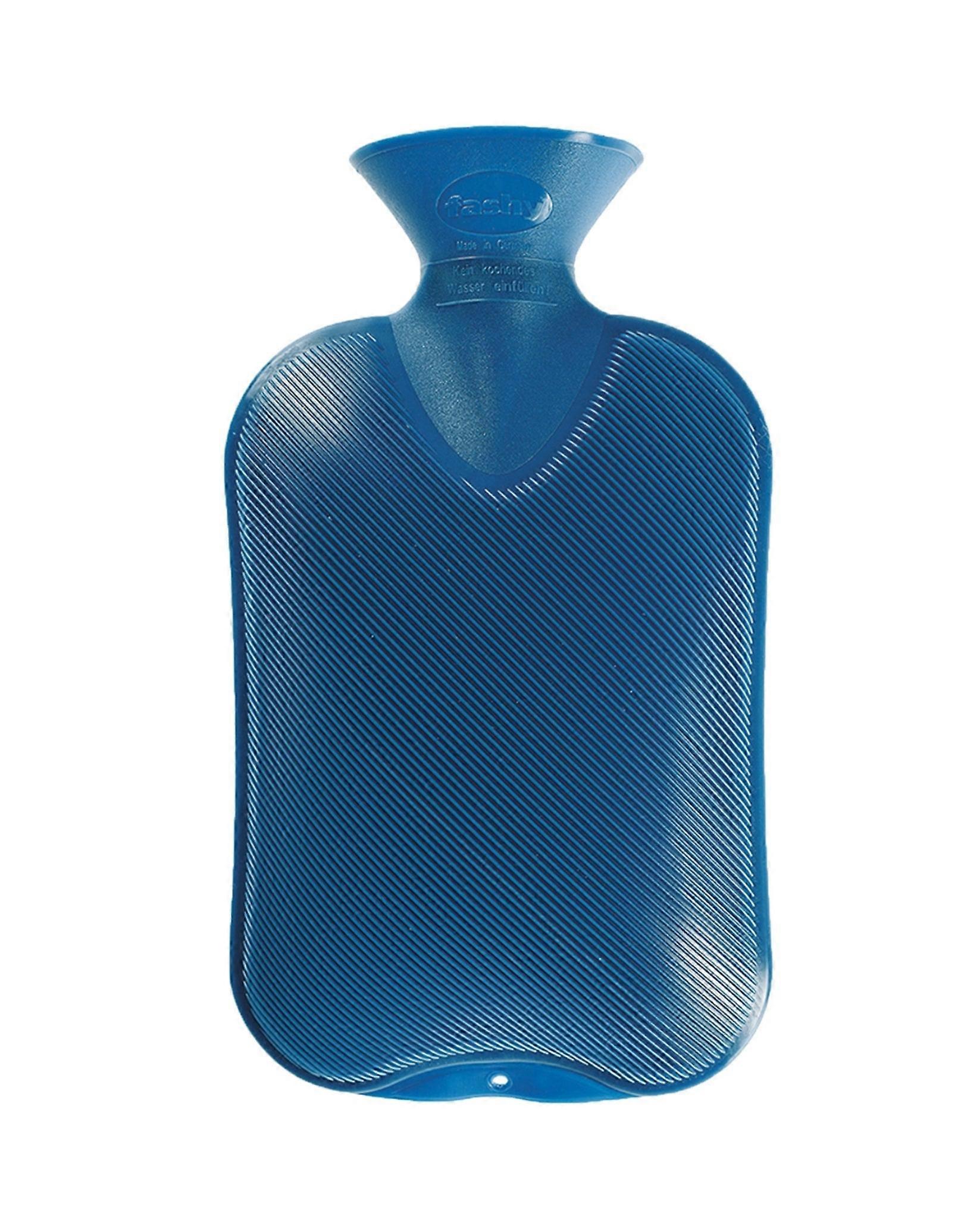 Fashy 2 Liter doppelt gerippte Wärmflasche