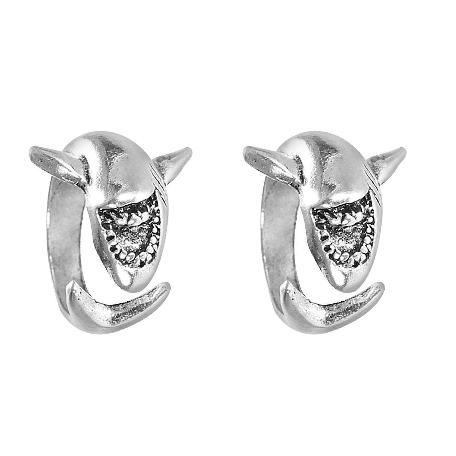 2pcs Matching Couple Rings Thumb Circle Ring Open Wrap Ring Finger Wrap Ring