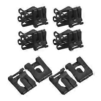 30pcs Office Chair Cylinder Clips - Gas Lift Retaining Fasteners - M8 Anti-Loosening Replacement Clamps for Home Office Furniture Chairs Stability Bla