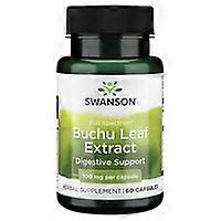 Extracto de hoja de buchu de espectro completo 4:1, 100 mg, 60 cápsulas
