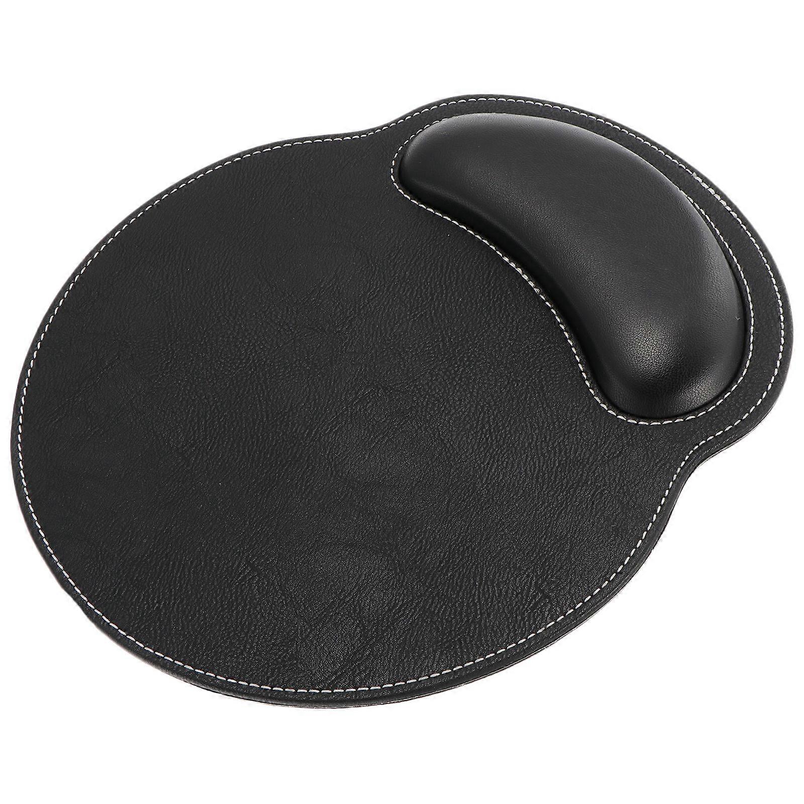 Læder Gaming Musemåtte Chic Musemåtte Håndledsstøtte Anti-slip Musemåtte