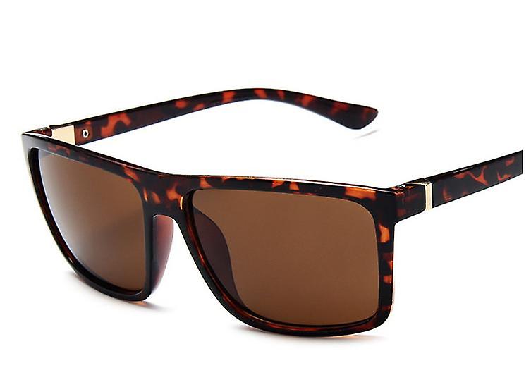 الرجال المستقطبة نظارات شمسية جديدة البلاستيك أزياء مربع القيادة نظارات السفر الشمس زجاج قطعتين