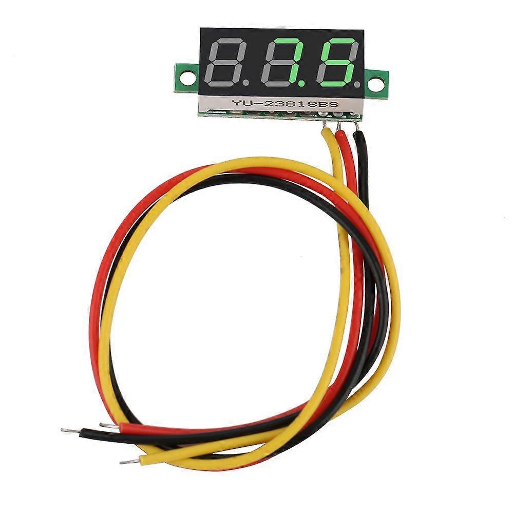 1pc Digital 0.28LED Display Voltmeter DC Current Meter Panel 0~100V (Green)