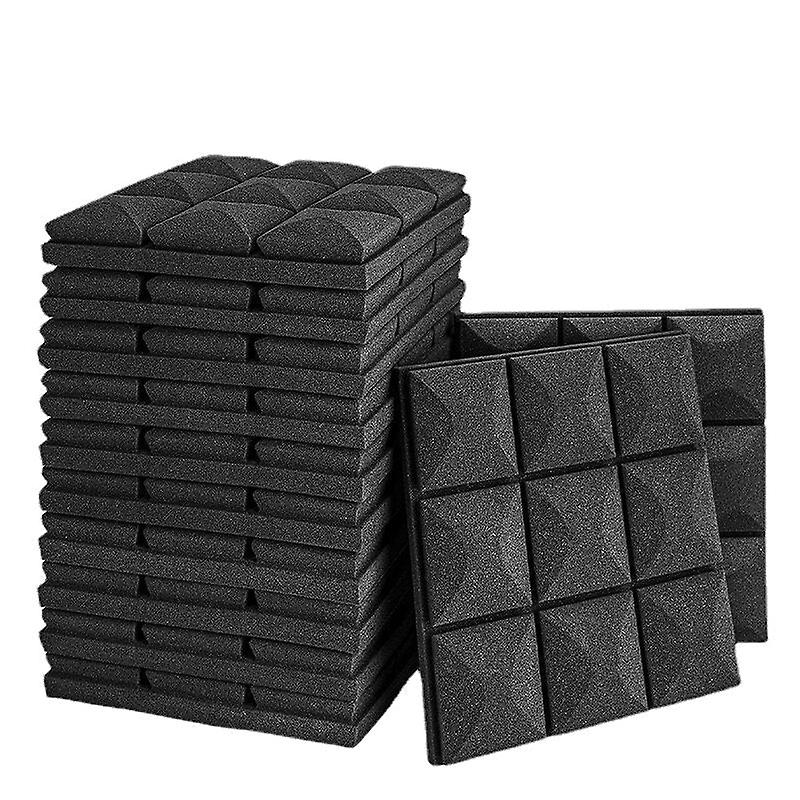 6Pcs Acoustic Foam Studio Sound Proofing Isolation Panels 30x30x5cm