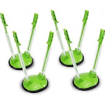 Set of 4 Adjustable Plastic Freezer Bag Holders for Hands-Free Use