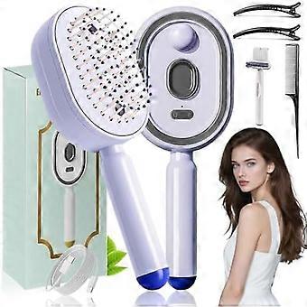 Exquisite Electric Spray Air Cushion Massage Comb, Rechargeable 3-in-1 Anti-Static Detangling Comb & Air Cushion Massage, Mist Spray Electric Steam Br
