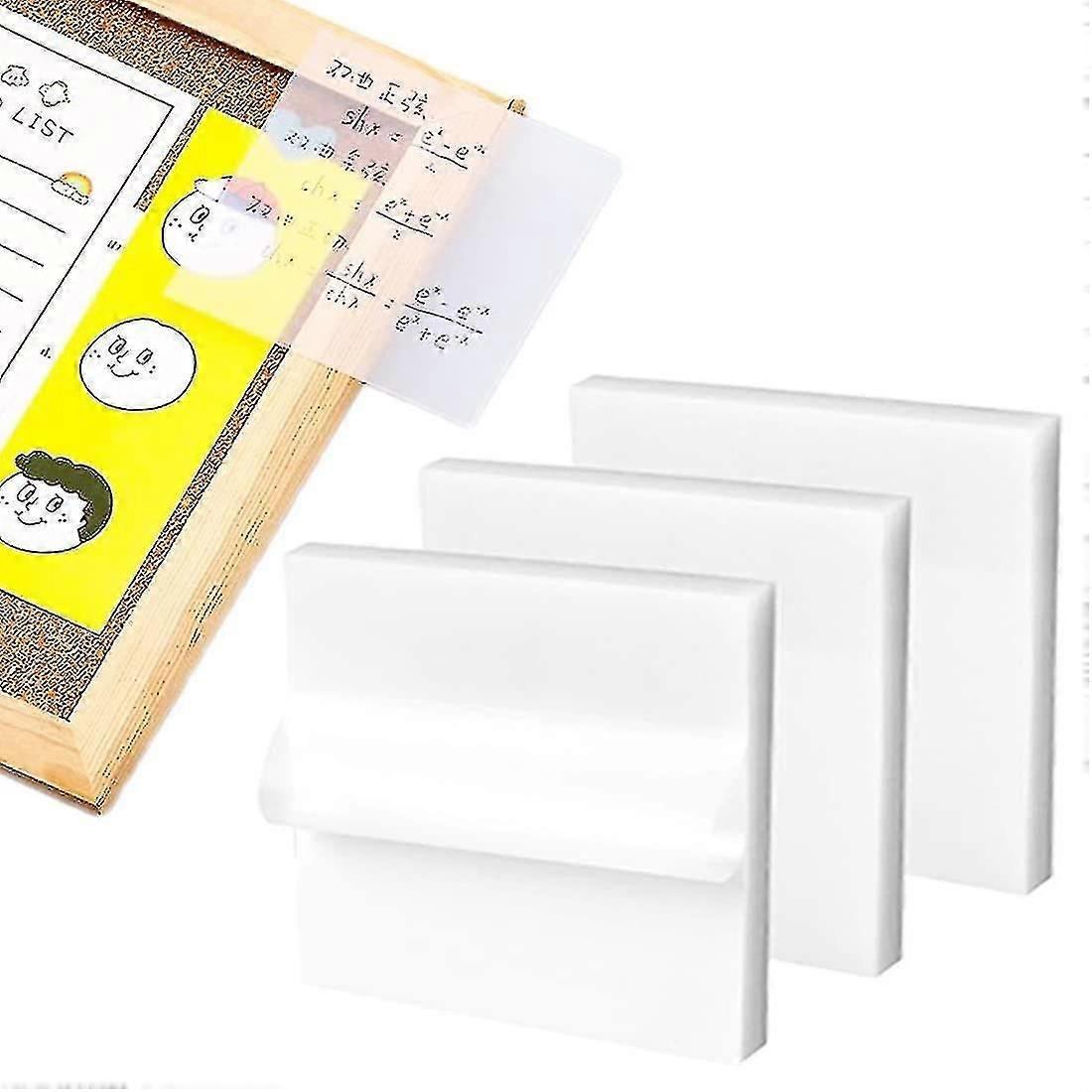 300 Pieces Sticky Notes Sheets, Post Sticky It Notes, Removable,transparent--