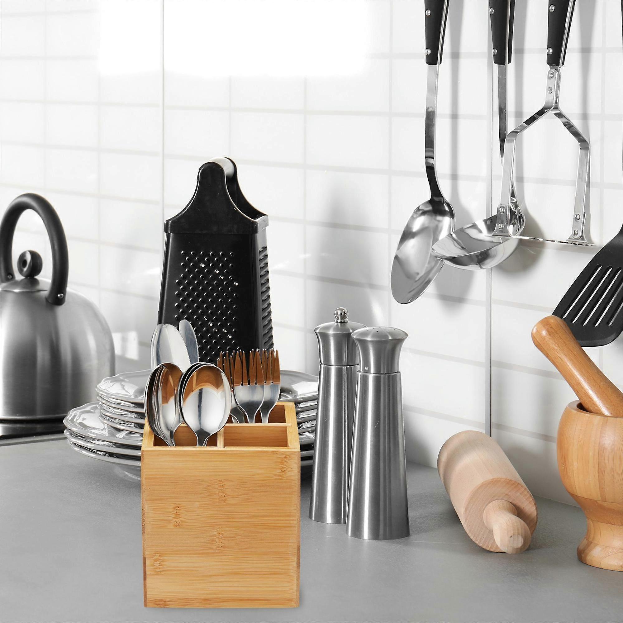 Bamboo cutlery set
