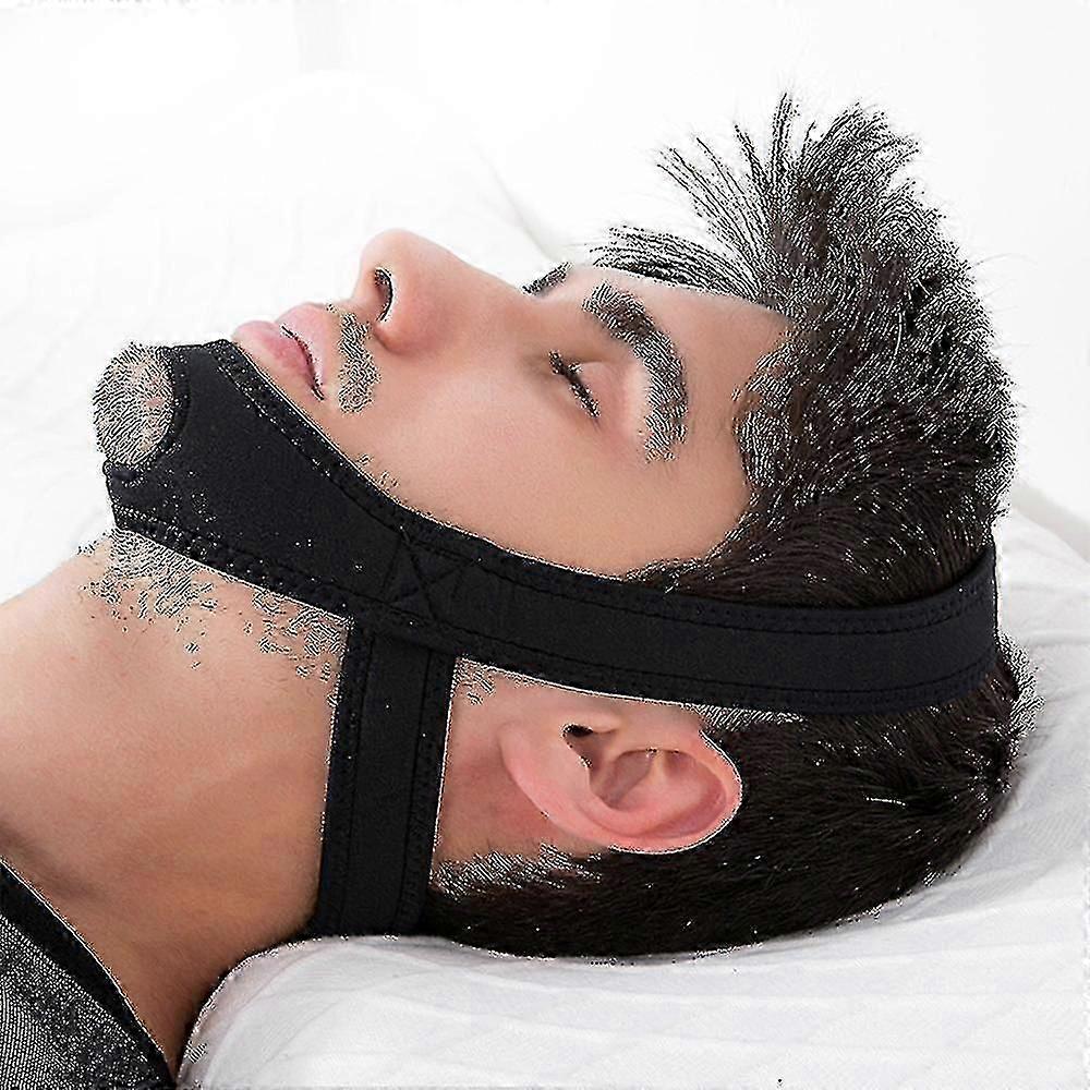 Cinturón ajustable antirronquidos para dormir.