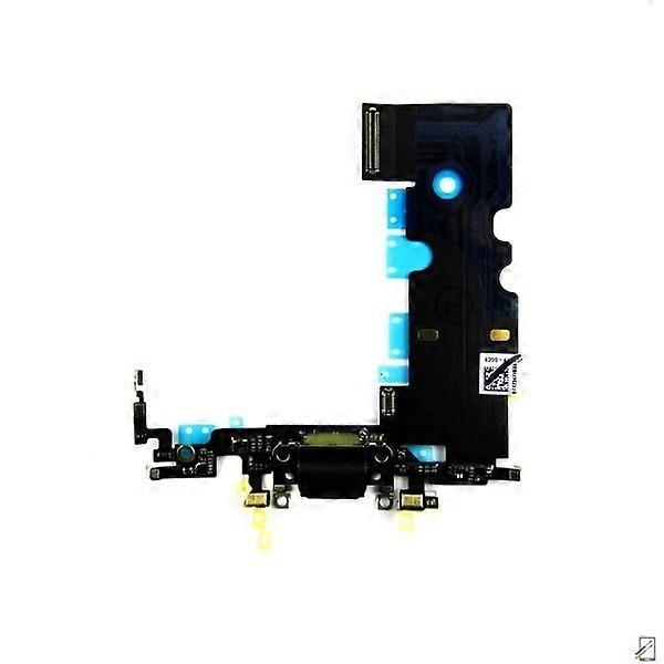 Charging Port For iPhone 8 Black Flex