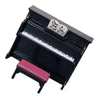 Mini Piano Toy Plastic Piano Ornament for Decoration 1Set