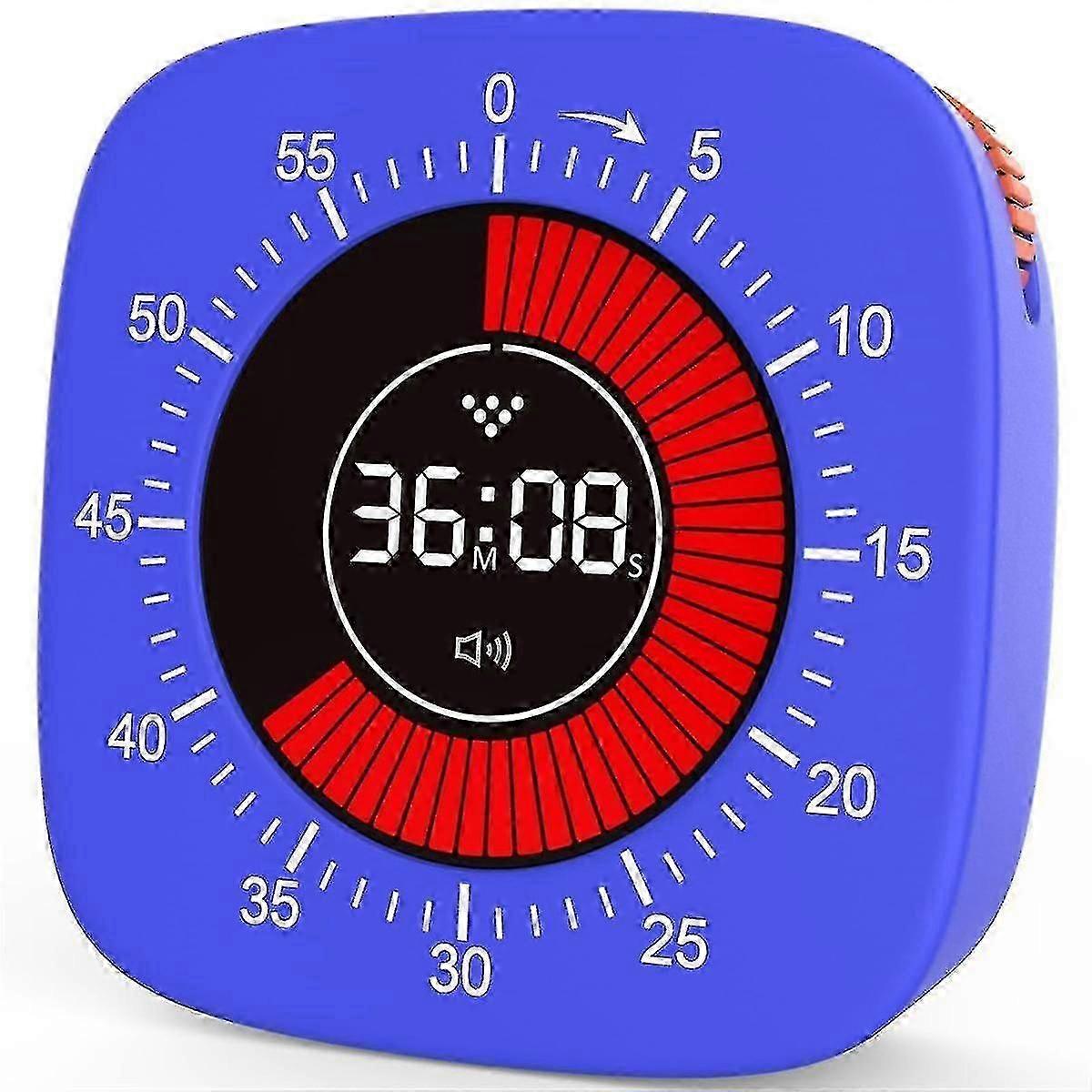 Visual Timer For Kids,digital Timer With 60-minute Countdown, Silent Timer For Desk Timer Clock For - jjS