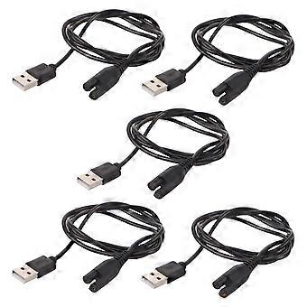 5 Stück USB-Ladekabel für Mundduschen: Wiederaufladbares Ersatz-Ladekabel für Mundduschen, kompatibel mit WP450EC – USB-Ladekabel für Mundduschen