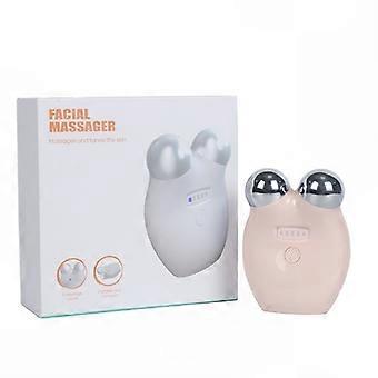 For Daily Facial Massage Routines: EMS Microcurrent 3D Roller Facial Massager with Bag