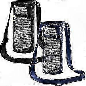Outdoor Portable Mesh Bottle Holder with Adjustable Strap