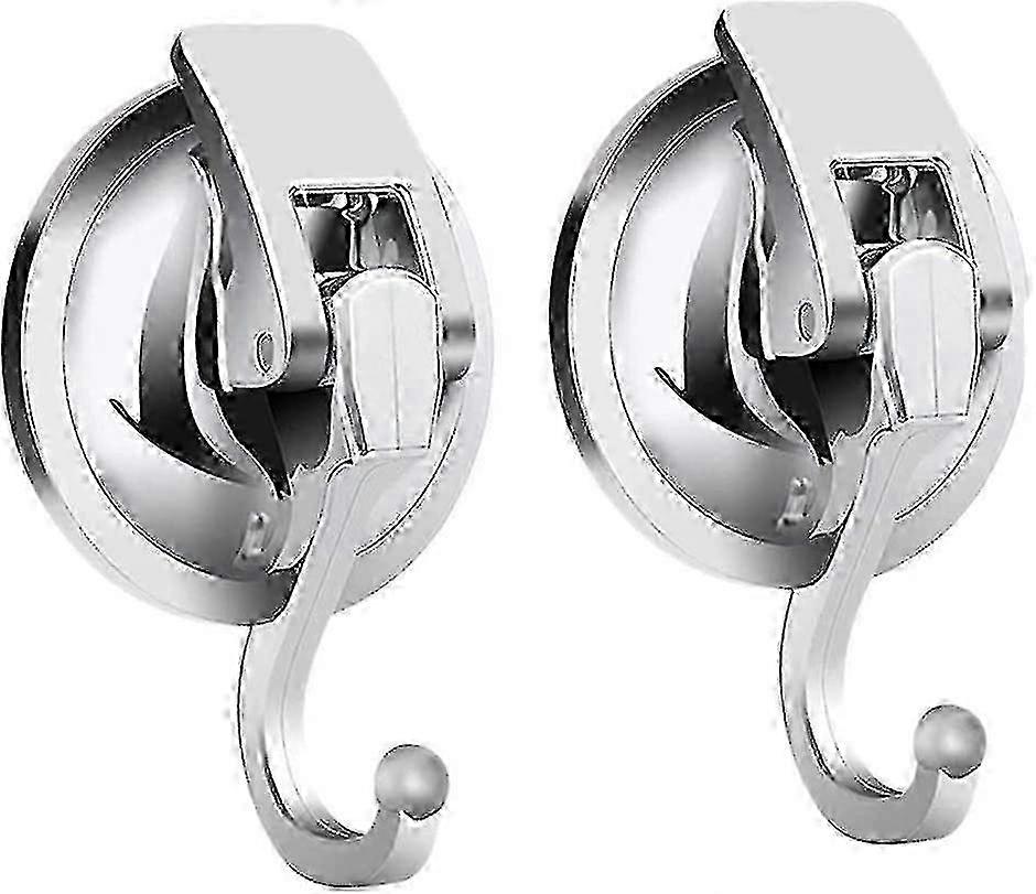 2 Pack Suction Hooks - Vacuum Suction Cup Hooks