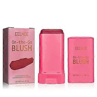 Waterproof Natural Nude Blush Stick  Multi-Functional, Lightweight, Long-Lasting Makeup Primer & Blush
