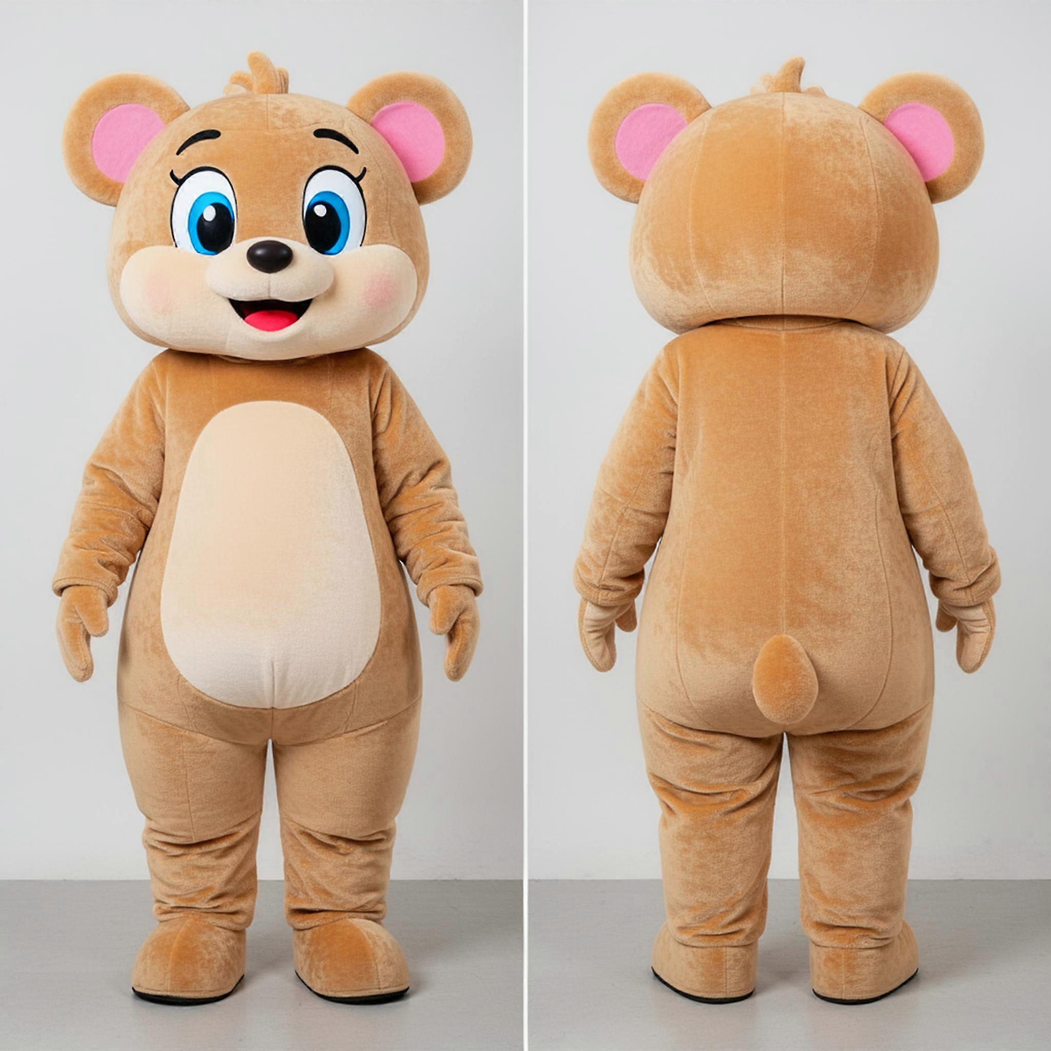 MASTICOT Tan Padded Friendly Doctor Mascot
