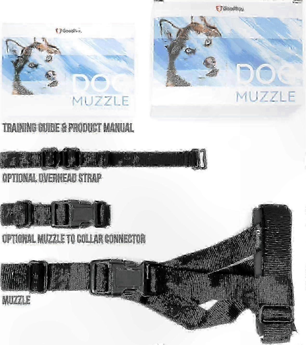 Dog Muzzle Secure Fit Bite Prevention_hp