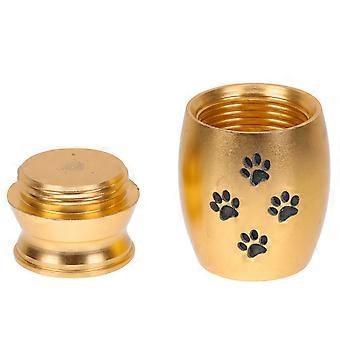 Stainless Steel Pet Ash Jar Memorial Urn for Storage Compact and Lightweight