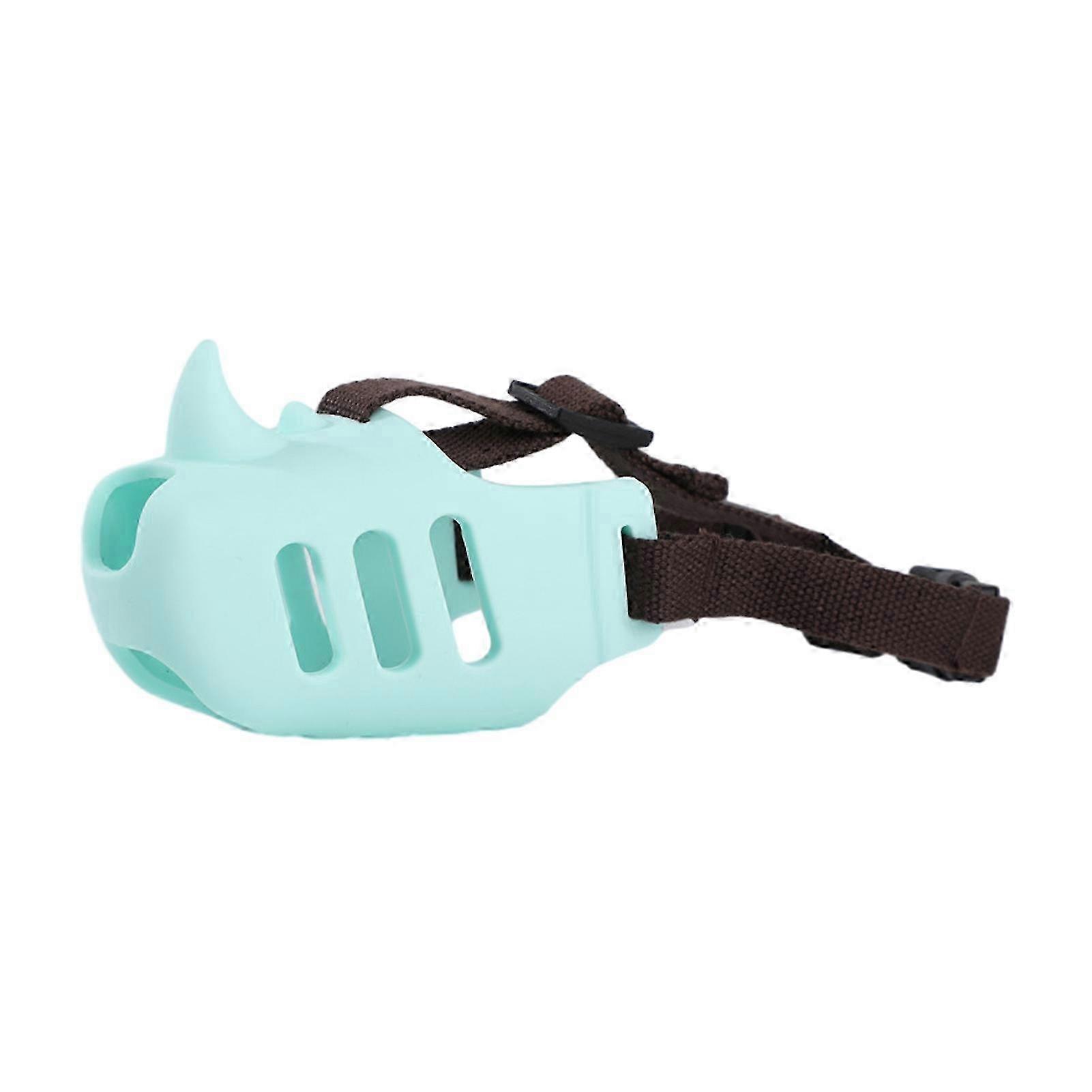 Soft Rhino Dog Muzzle Adjustable Silicone