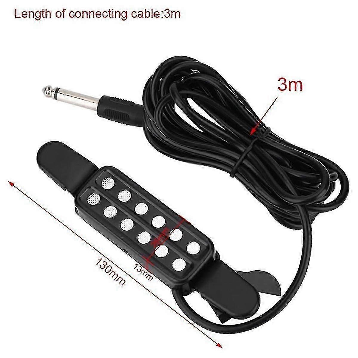 12-Hole Magnetic Acoustic Pickup