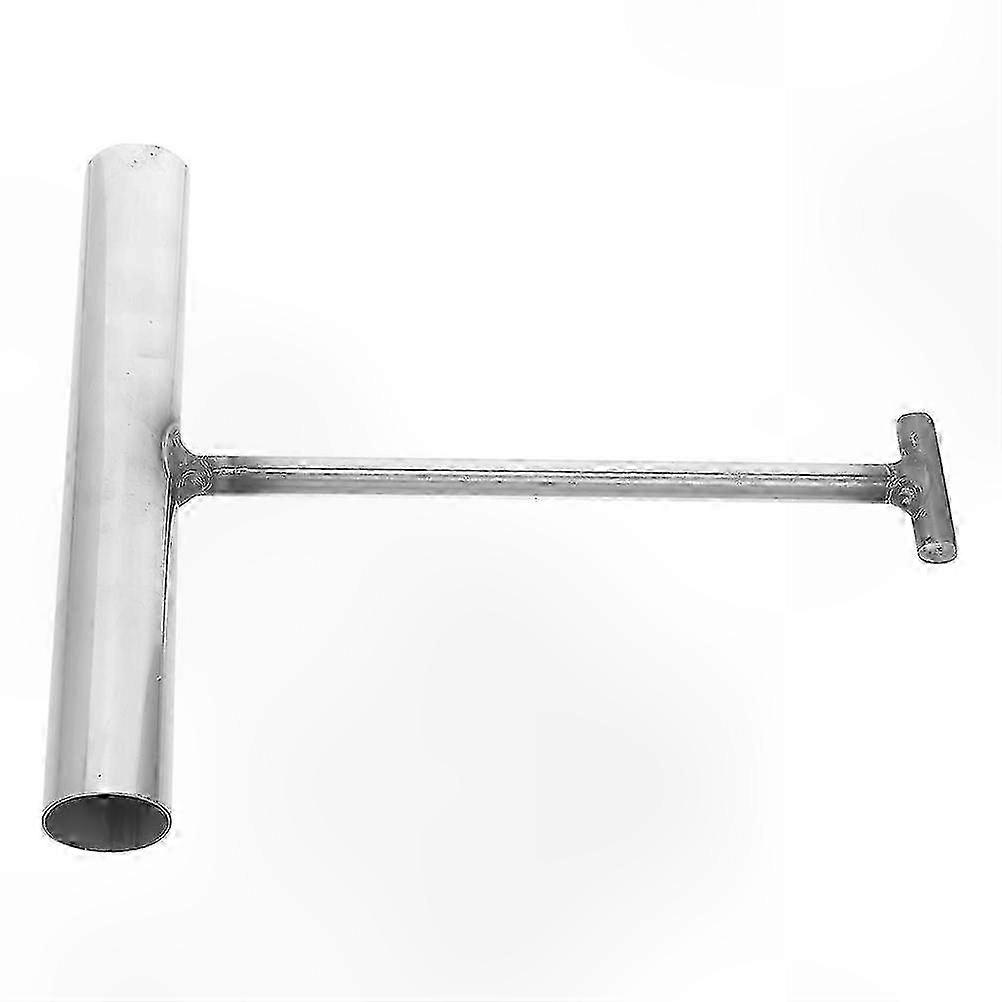 T-Shaped Metal Hook compatible with Manhole Cover Lifting and Pulling