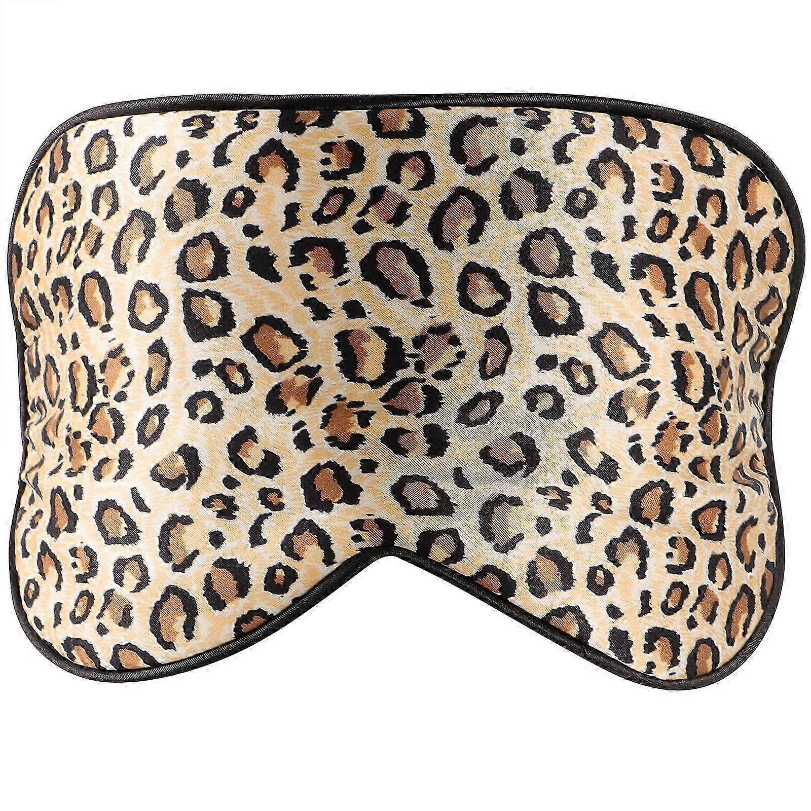 1PC Adjustable Sleeping Eye Masks Silk Leopard Design Shading Blindfold