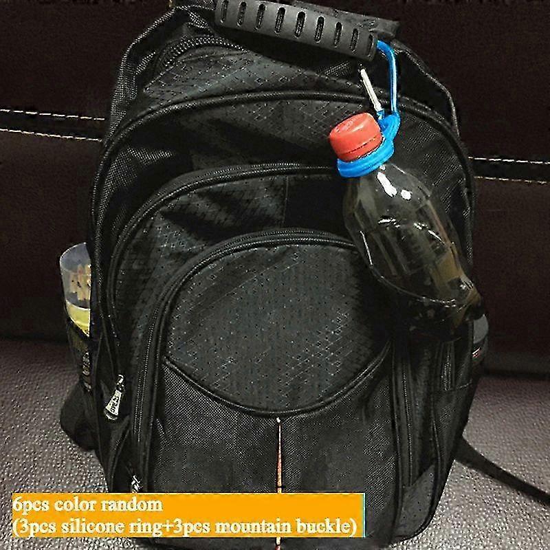 6-Piece Silicone Bottle Hook Set