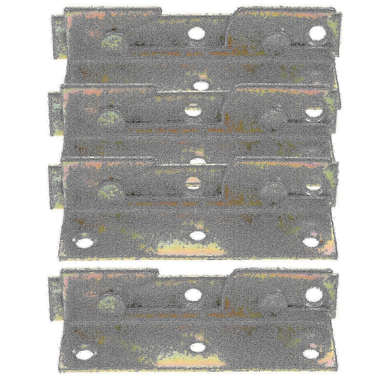 8pcs Heavy Duty Bed Rail Brackets, Bed Hinges compatible with Bed Frame Connection
