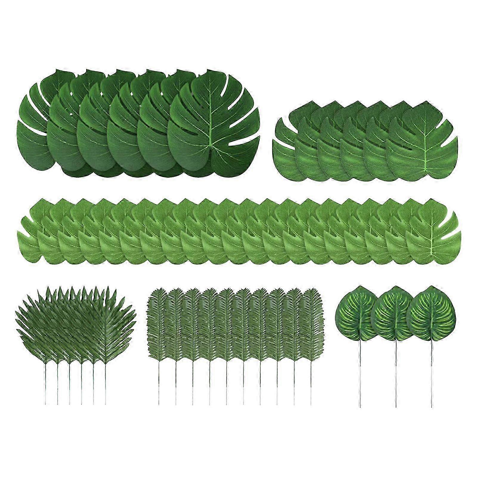 90Pcs Multi-Scale Tropical Foliage Kit