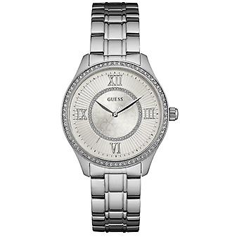 Guess- broadway Analog kvartsklocka för kvinnor med armband i rostfritt stål W0825L1