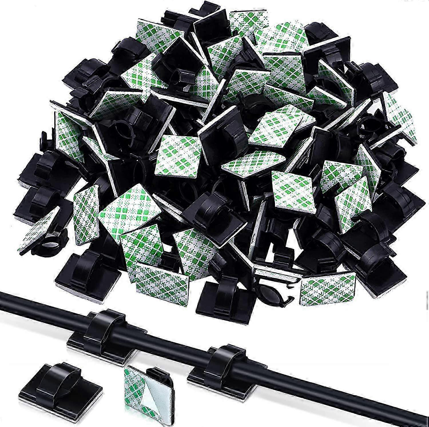 100pcs Small Adhesive Cable Organisers