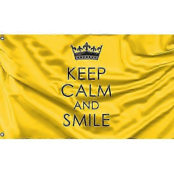 Flag Keep Calm And Smile