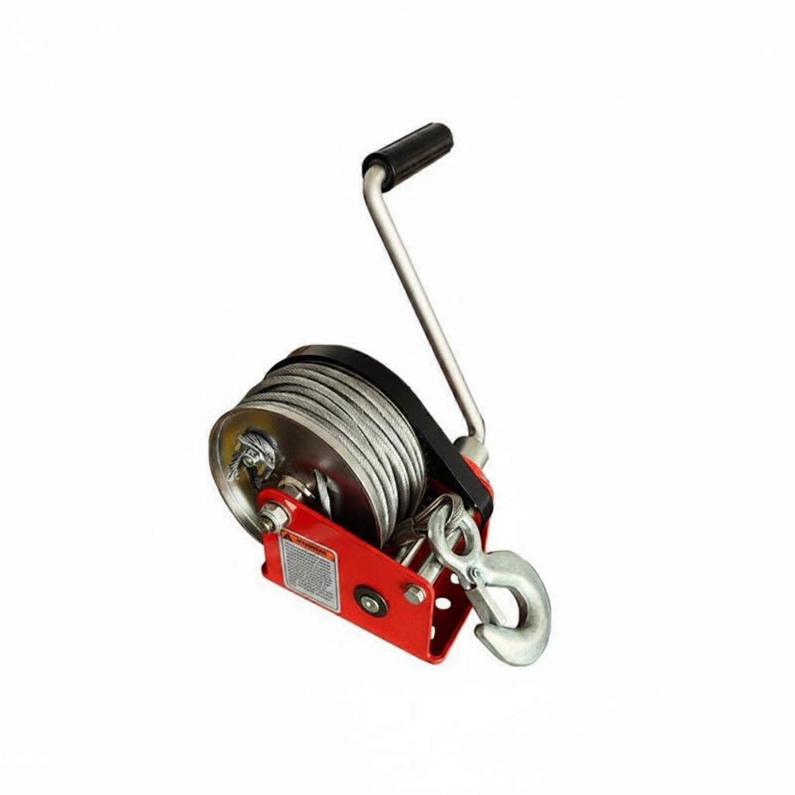 Automatic-Locking Hand Winch High Temperature Quenched Gear Automatic Brake