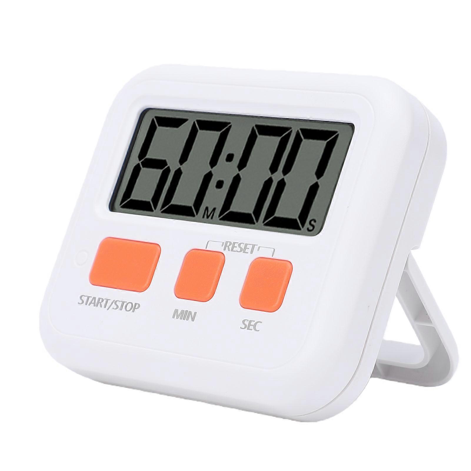 Digital Kitchen Timer Silent Study Countdown Timer Built in Music Alarm for Cooking Baking Exercise Workouts