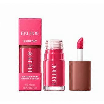 Clear Lip and Cheek Tint Liquid 6.8ml Pink Natural Color Easy Blending Daily Commuting Makeup