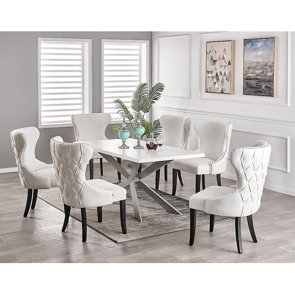 Manuel Duke Lux Dining Set - A Table & 6 Chairs