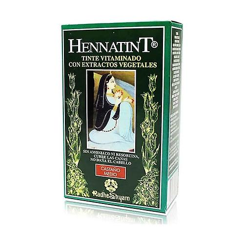 Hennatint medium brown hair dye 60 ml (Brown)