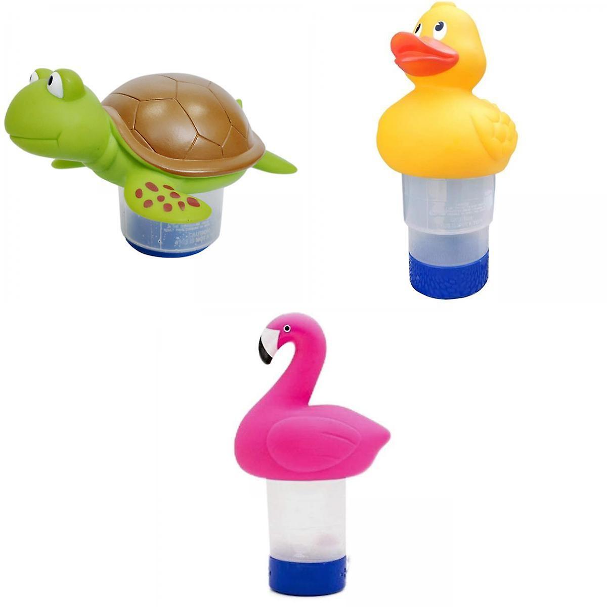 3Pcs Automatic Chlorine Floating Dispenser Adjustable for Pools