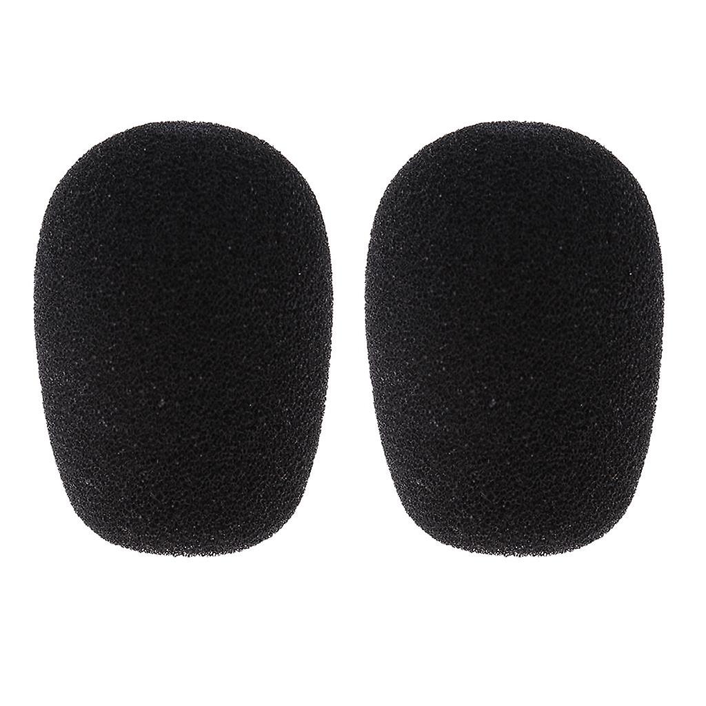2 Pieces Mini Condenser Microphone Sponge Windshiled Windscreen Mic Cover