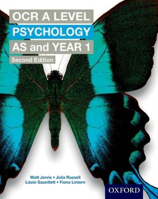 Ocr A Level Psychology As And Year 1 by Fiona Lintern Paperback Book