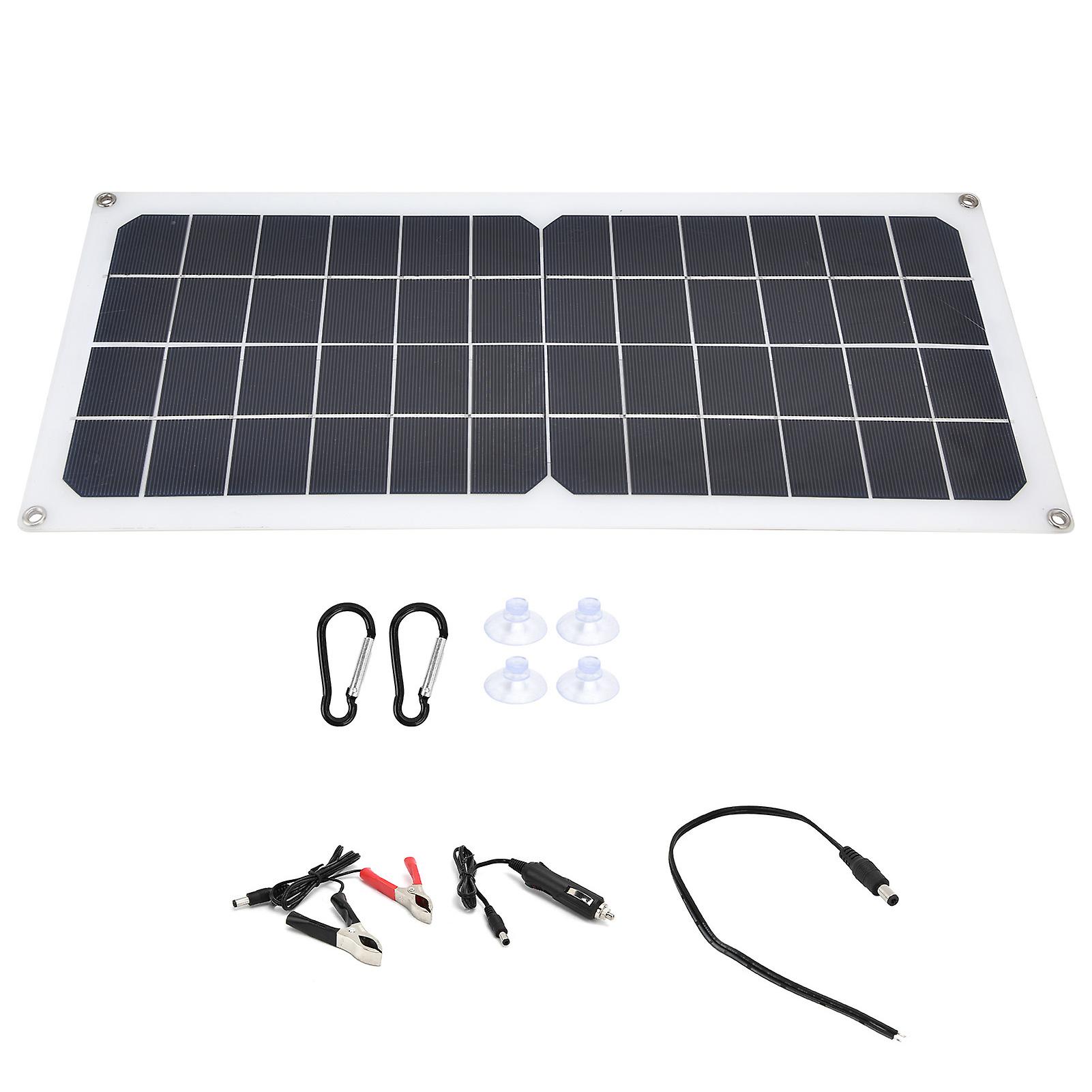 10W Photovoltaic Solar Panel with Dual USB Ports for RVs, Boats, Airplanes, Satellites and Space Bases
